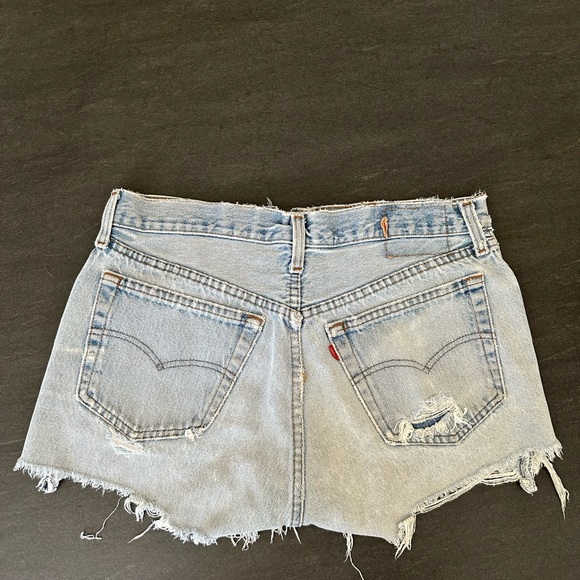Levi's Blue Jean Shorts Vintage Style - Picture 2 of 5